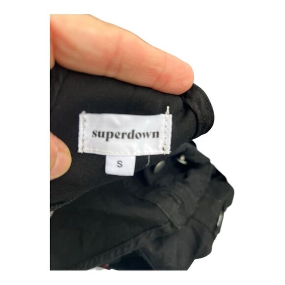 Revolve  superdown gia denim overalls size small preppy streetwear boho coastal - Picture 7 of 7